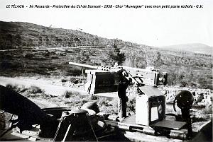 Le Telagh- Col de Bossuet - Protection - 9e Hussards - 1958